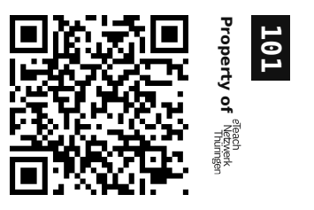 Label sticker 30 × 20 mm for UID 101