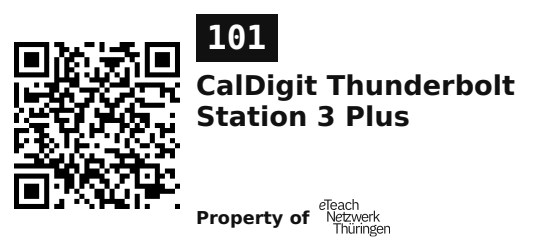 Label sticker 45.7 × 21.2 mm for UID 101