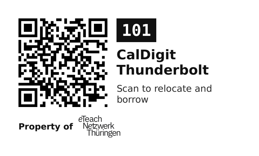 Label sticker 70 × 42.3 mm for UID 101