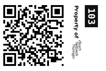 Label sticker 30 × 20 mm for UID 103