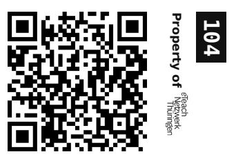 Label sticker 30 × 20 mm for UID 104