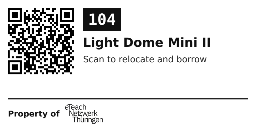 Label sticker 70 × 36 mm for UID 104