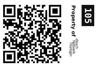 Label sticker 30 × 20 mm for UID 105