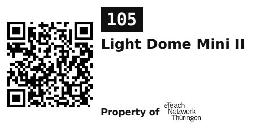Label sticker 45.7 × 21.2 mm for UID 105