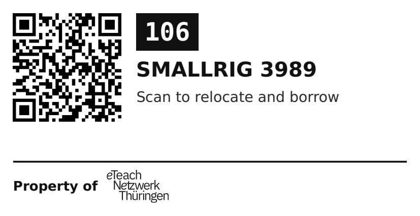 Label sticker 70 × 36 mm for UID 106