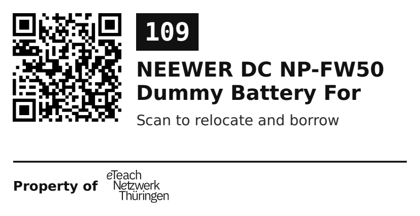 Label sticker 70 × 36 mm for UID 109