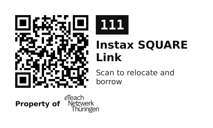 Label sticker 70 × 42.3 mm for UID 111
