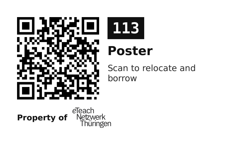 Label sticker 70 × 42.3 mm for UID 113