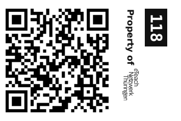 Label sticker 30 × 20 mm for UID 118