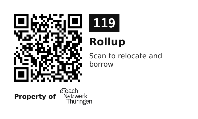 Label sticker 70 × 42.3 mm for UID 119