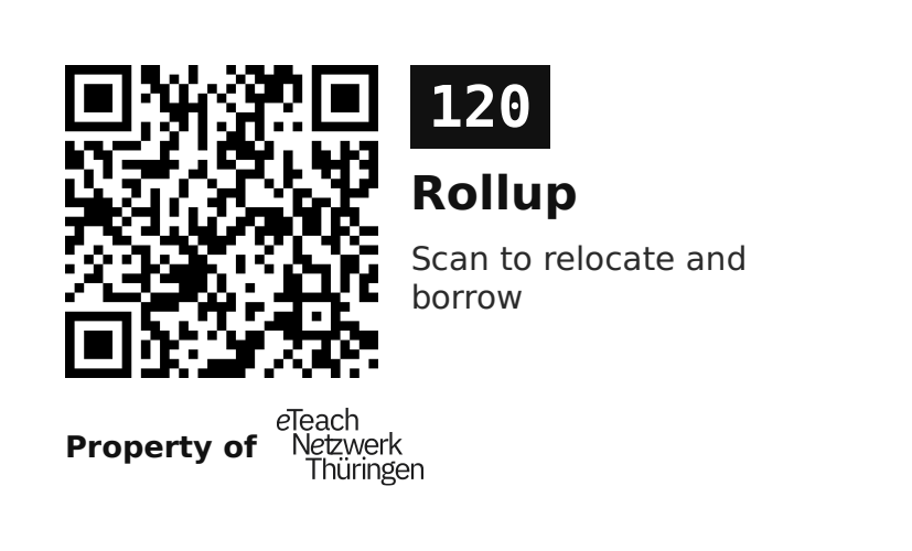 Label sticker 70 × 42.3 mm for UID 120