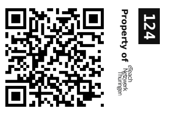 Label sticker 30 × 20 mm for UID 124