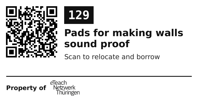 Label sticker 70 × 36 mm for UID 129
