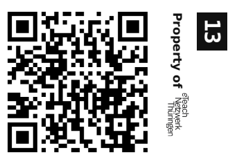 Label sticker 30 × 20 mm for UID 13