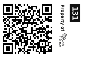 Label sticker 30 × 20 mm for UID 131