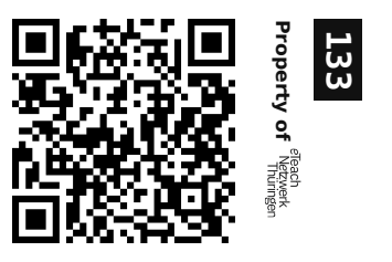 Label sticker 30 × 20 mm for UID 133
