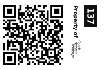 Label sticker 30 × 20 mm for UID 137
