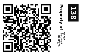 Label sticker 30 × 20 mm for UID 138
