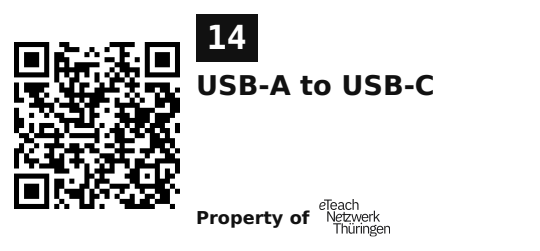 Label sticker 45.7 × 21.2 mm for UID 14
