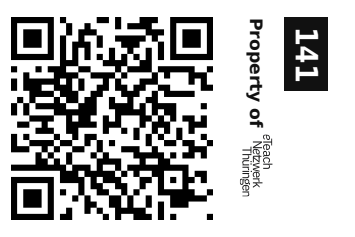 Label sticker 30 × 20 mm for UID 141
