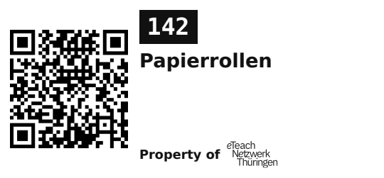 Label sticker 45.7 × 21.2 mm for UID 142