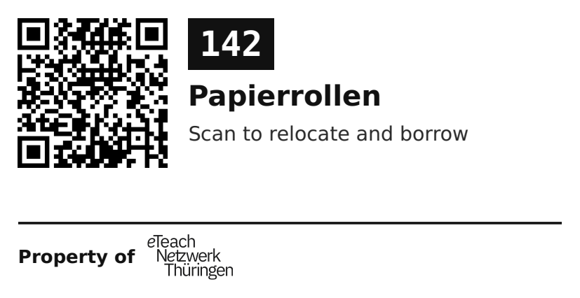 Label sticker 70 × 36 mm for UID 142
