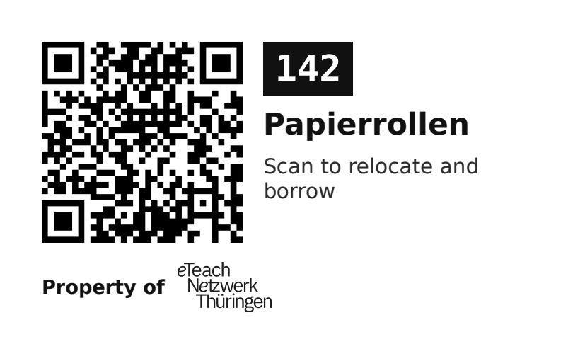 Label sticker 70 × 42.3 mm for UID 142