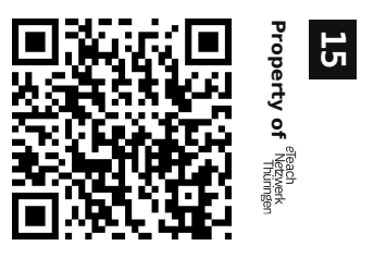Label sticker 30 × 20 mm for UID 15