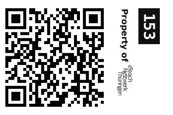 Label sticker 30 × 20 mm for UID 153