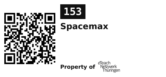 Label sticker 45.7 × 21.2 mm for UID 153