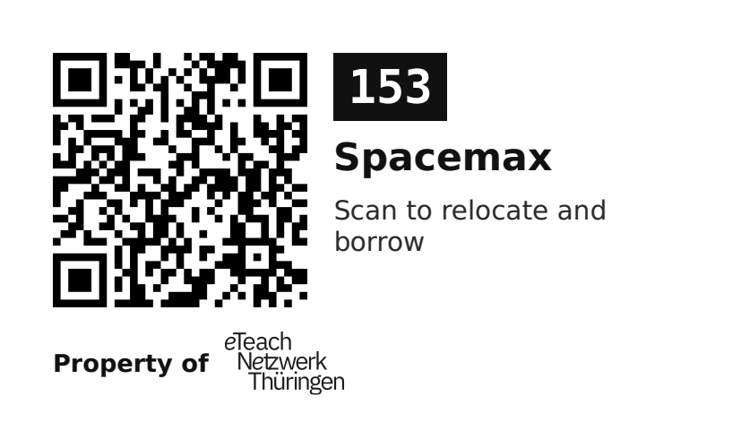 Label sticker 70 × 42.3 mm for UID 153