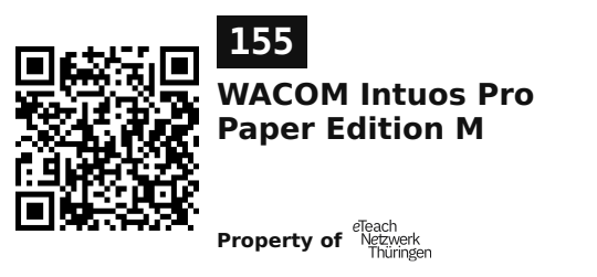 Label sticker 45.7 × 21.2 mm for UID 155