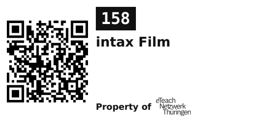 Label sticker 45.7 × 21.2 mm for UID 158