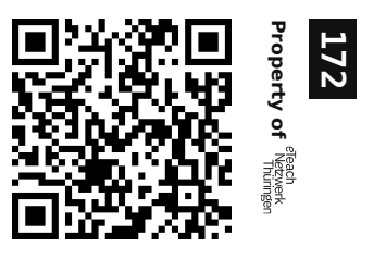 Label sticker 30 × 20 mm for UID 172