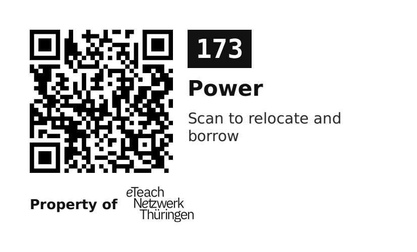 Label sticker 70 × 42.3 mm for UID 173