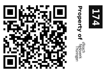 Label sticker 30 × 20 mm for UID 174