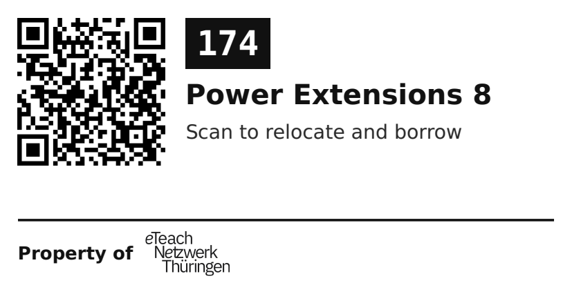 Label sticker 70 × 36 mm for UID 174