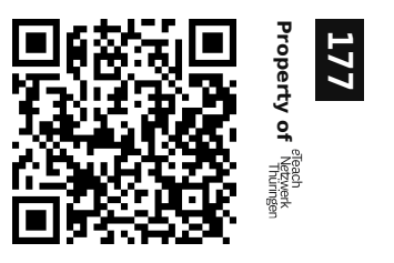 Label sticker 30 × 20 mm for UID 177