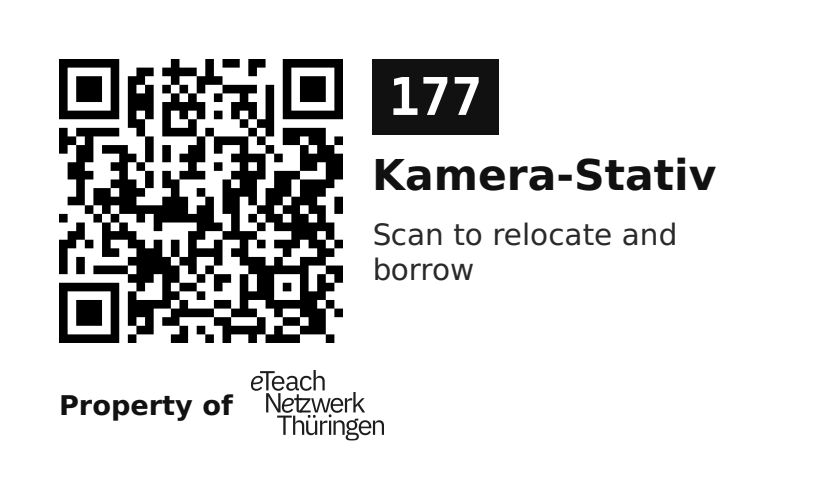 Label sticker 70 × 42.3 mm for UID 177