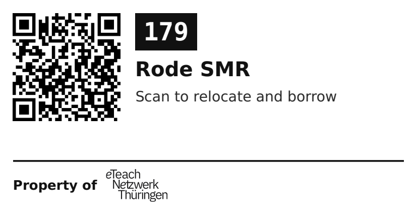 Label sticker 70 × 36 mm for UID 179
