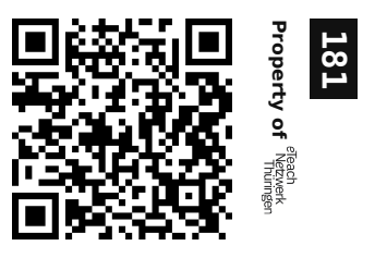 Label sticker 30 × 20 mm for UID 181