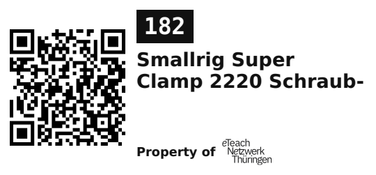 Label sticker 45.7 × 21.2 mm for UID 182