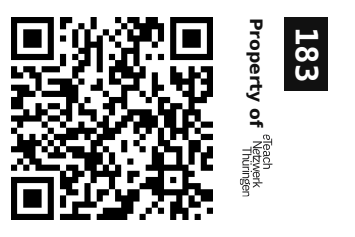 Label sticker 30 × 20 mm for UID 183
