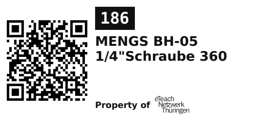 Label sticker 45.7 × 21.2 mm for UID 186
