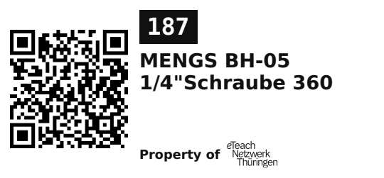 Label sticker 45.7 × 21.2 mm for UID 187