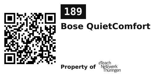 Label sticker 45.7 × 21.2 mm for UID 189