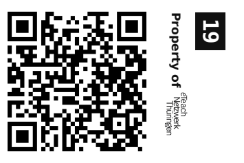 Label sticker 30 × 20 mm for UID 19