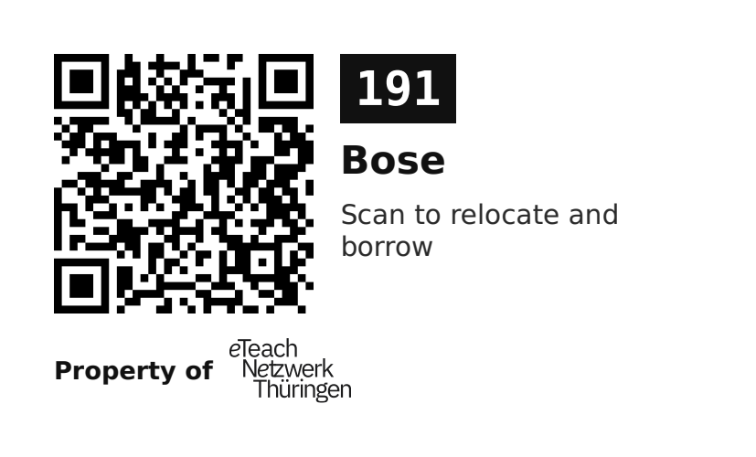 Label sticker 70 × 42.3 mm for UID 191