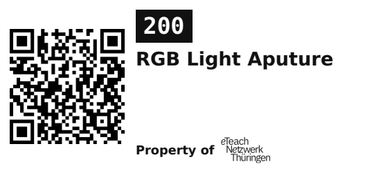 Label sticker 45.7 × 21.2 mm for UID 200