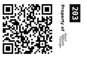 Label sticker 30 × 20 mm for UID 203